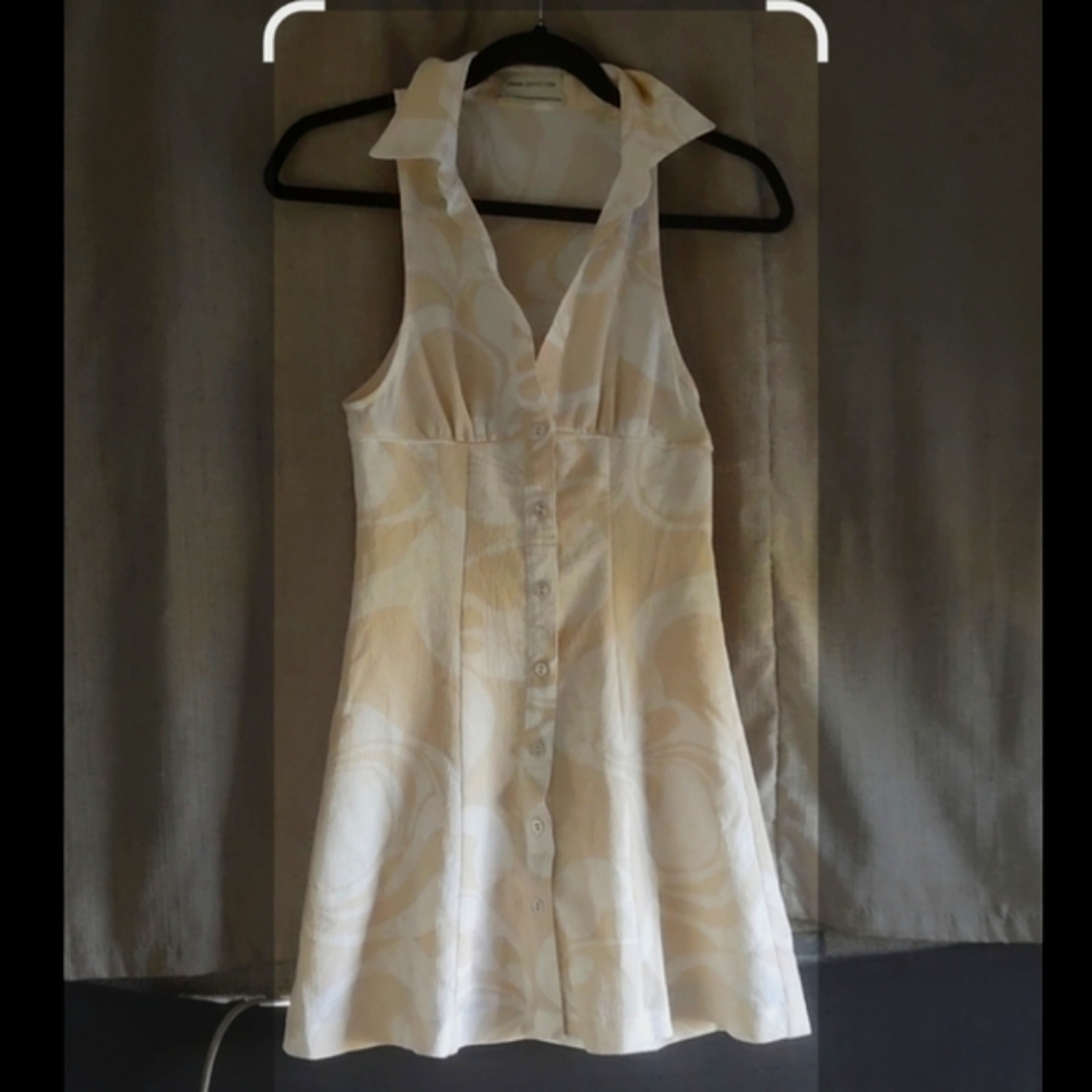 Urban Outfitters cream summer dress xs